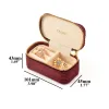 Taimy nieuwe corduroy sieradendoos Mini Ring oorbellen weergeven Portable reisopslag Organisator Accessoires For Women Case Gepersonaliseerd geschenk