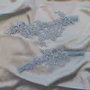 Sky Blue Wedding Garters Set Lace Appliques Bridal Karrter Belt Rettery Floral Garter voor bruid 2023 J57W#