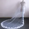 E JUE SHUNG 3 METER BIHE WHITE Avorio Cattedrale Veli da sposa Lg Bling Pace B Edge Bridal Veil Wedding Accories 50ZW#