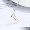 Pendant Necklaces Lead Nickel 100% 925 Sterling Sier Necklace Sweet Candy Baby Jewelry For Child Children Kid Drop Delivery Pendants Dh8Fu