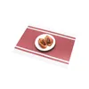 Placemats Minimale ruimte Placemats Premium dubbelzijdig Pu Waterdicht Warmte voor decor Antislip schotelkom Plaatsing Gemakkelijk