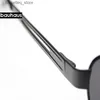 Lunettes de soleil bauhaus lunettes de soleil hommes mode carré noir cadre conduite voyage UV400 L240322