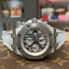 상단 AP 손목 시계 Royal Oak Offshore 26470io 자동 기계식 42mm Mens Watch