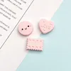 Dekoratif Figürinler 10 PCS Mini Kawaii Cartoon Geart Bisküvi Reçine Düz Geri Cabochons Scrapbook Diy Partisi Saç Penisi Aksesuarları Ana Sayfa