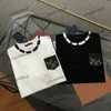 Xinxinbuy Homens Designer Tee Camiseta 2024 Itália Bolsos de Couro Carta Impressão Manga Curta Algodão Mulheres Cinza Preto Branco S-3XL