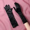 Gants de mariée LG à doigts, gants de mariage élégants longueur coude, adaptés aux accessoires de mariage pour femmes F6hi #