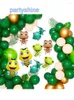 Party Decoration 2st Gecko Balloon Children's Birthday Cute Insect Animal Foil Balloons Animals Garden Theme Decorations