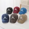 Berretti da baseball Doit Lavato Estate Ragazzi Ragazze Berretto da baseball Dinosauro Ricamo Cappelli da sole Primavera Bambini Bambini Snapback con visiera Gorras