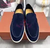 Casual Shoes Selling Unisex Flat Causal Cow Suede Loafers Women Summer Walk Slip On Mules Driving Men Size 46