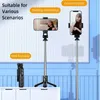 Selfie Monopods V03 Draadloze Bluetooth Selfie Stick met Mini Statief Opvouwbare Selfie Rod met afstandsbediening voor telefoon Actiecamera voor Iphone 24329