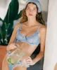 Bras Sets Mesh Underwear Women Transparent Bandage Bra Panty Set Charm Ladies Sexy Lingerie