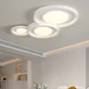 Plafoniere Lampadario moderno bianco Camera da letto Sala da pranzo Soggiorno Lampada da cucina Luce per interni Decorazione della casa Apparecchi di illuminazione