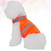 Colliers de chien étanchées manteau de sécurité réfléchissante Vêtements de sécurité pour animaux de compagnie Vêtements de sécurité travaillent des harnais réglables pour les chiens