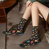 Men's Socks Pizza Dinos Male Mens Women Autumn Stockings Printed