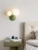 Lampa ścienna kremowa wiatr LED Sconce Cactus Globe Globe do salonu sypialnia sypialnia nocna studium jadalni światło dziecięce