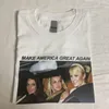 Britney Make America Great Again Футболки с рисунком Fi Футболка Летние повседневные топы больших размеров Unsiex Футболки с забавными поездками Уличная одежда j69b #