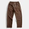 Pantaloni da uomo Pantaloni pesanti autunnali larghi a gamba dritta Jogger in vita elastica Pantaloni casual Pantaloni sportivi spessi