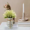 Vaser blomma hink rustik dekorativ järnvas för bordsskiva