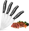Dijkartikelen Sets Steak Knives Set van 4 zeer resistent en duurzaam roestvrij staal gekarteld mes scherp dinerbrood