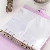 35 tum PO -ram Transparent Loose Leaf Binder A6 Notebook Inner Core Cover Note Book Planner Office Stationery Supplies 240329