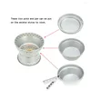 Cookware Sets Portable Kit Alcohol Stove With Stand Pot Pan Gripper Outdoor Cooking Set For Camping Hiking Picnic BBQ