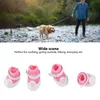 Dog Apparel 4pcs Booties Spring Summer Fashionable Breathable Mesh Lightweight Slip Resistance Protector For Outdoor Walking