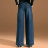 Jeans larghi Mamma Vita alta Denim Pantaloni larghi Femme per le donne Harajuku Fi Abbigliamento vintage Pantaloni da donna Jean Oversize K4KB #