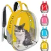 Sacs de transport pour animaux de compagnie, sac respirant pour chat, espace Transparent, sac à dos pour animaux de compagnie, sac à capsules pour chats, chiot astronaute, sac à main de transport de voyage, grande capacité