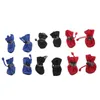 Dog Apparel 3 Sets Water Proof Pet Boots Snow Resistant Puppy Shoes Nylon Cloth Anti-slip Rain