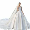 Ashley Carol elegante vestido de casamento para mulheres 2024 querida frisado apliques butt princ vestido de casamento vestidos de novia u5Ap #