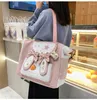 Sac à bandoulière Kawaii pour femmes, Design étoile et lune, uniforme JK pour filles, livre d'étudiant