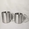 Mugs 200ml Camping Travel Stainless Steel Cup Carabiner Hook Handle Picnic Water Mug Outdoor Hike