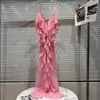 캐주얼 드레스 ABSGD 2024 여름 컬렉션 슬리빙 V