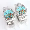 Lao Jia's Same Journal Consumption Constant Motion Automatic Mechanical Couple Precision Steel Band Watch