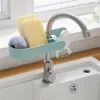 Kitchen Storage 4-Color Bathroom Faucet Rack Household Sink Drain Soap Sponge Rag Drainer Shelf Basket Organizer Accessories