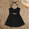 2024 New sexy camisole strapless one-piece swimsuit for womens vacation beach skirt bikini