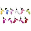 Decorative Flowers Realistic Floral Decoration Light And Soft Artificial Butterfly Orchid Bouquet For Bookstores Cafe Stores