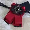 Papillon Elegante splendido nastro di diamanti Papillon da uomo Abito da sposa Uniforme Abito da sposo Farfalla Banchetto Accessorio Regalo Vino-Rosso Navy Rosa Y240329