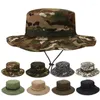 Berets Outdoor Camouflage Special Forces Tactical Cap Mountaineering Jungle Breathable Sun Hat Camping Fishing Fisherman