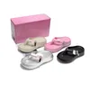 Классические летние тапочки шлепанцы для женских слайдеров Sliders Chaussure Pantoufle Cacquette Sandale Mules Heels Femme Designer Shoes Shoes
