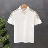 Przystojny letnia koszula polo męska Trenda marki kontrastowa Kolorowa T-shirt Nowy High End {kategoria}