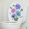 Raamstickers Bloemen Planten Muursticker Voor Badkamer Wc Decor Home Decoraties Decals