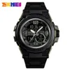 Skmei New Watch Men Sport 5Bar Waterproof Men Men Dual Dual Display Digital PU Pasek kwarcowy Zegarek RELOJ MUJER 14522942