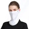 Bandanas Unisex Sports Mask Scarf Breathable Silk Full Face Sun Protection Anti Ultraviolet Thin For Summer Outdoor Activities