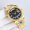 Watch Watch Luxury RLX مصمم نسائي نظيف واتصل عالي الجودة 40 مم 2836 الحركة الميكانيكية 904L سلسلة الصلب الياقوت 100 مم مع مقاومة للماء مع