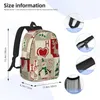 Backpack Christmas Pattern Large Capacity School Notebook Fashion Waterproof Adjustable Travel Sports