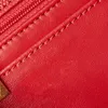 10A bolsa de luxo de alta qualidade bolsa de designer bolsa de corrente bolsa crossbody 21 cm caviar de couro bolsas de luxo bolsas clássicas bolsa de aba vermelha bolsa de presente embalagem de caixa de presente bolsa de senhora branca