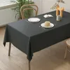 Toalha de mesa de alta qualidade impermeável branca de pele de carneiro à prova de óleo não lavável preta