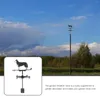 Garden Decorations 3d Animal Metal Weather Vane Roof Decoration Dog 1 Wind Direction Indicator Yard Iron Lawn Vanes For Sheds