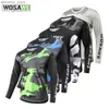 Giacche da ciclismo WOSAWE Maglia da ciclismo estiva da uomo Maglia da bici MTB Maniche lunghe Motocross Mountain Bike Downhill Racing Bicicletta da strada Top24329